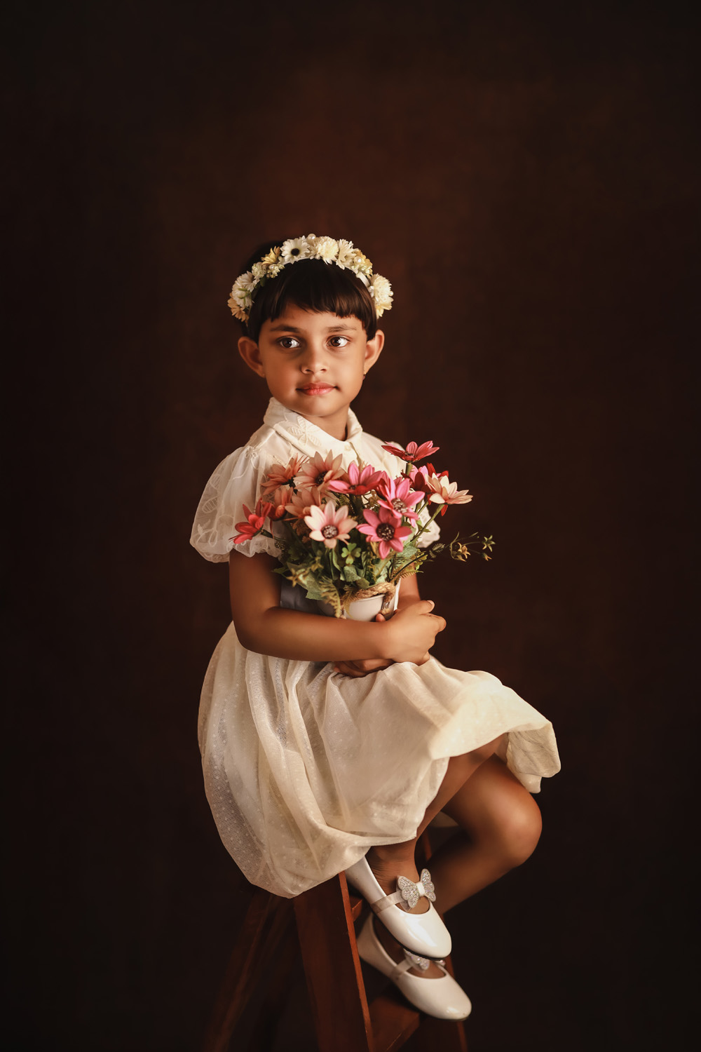 Rustic Bloom Portraits (3)